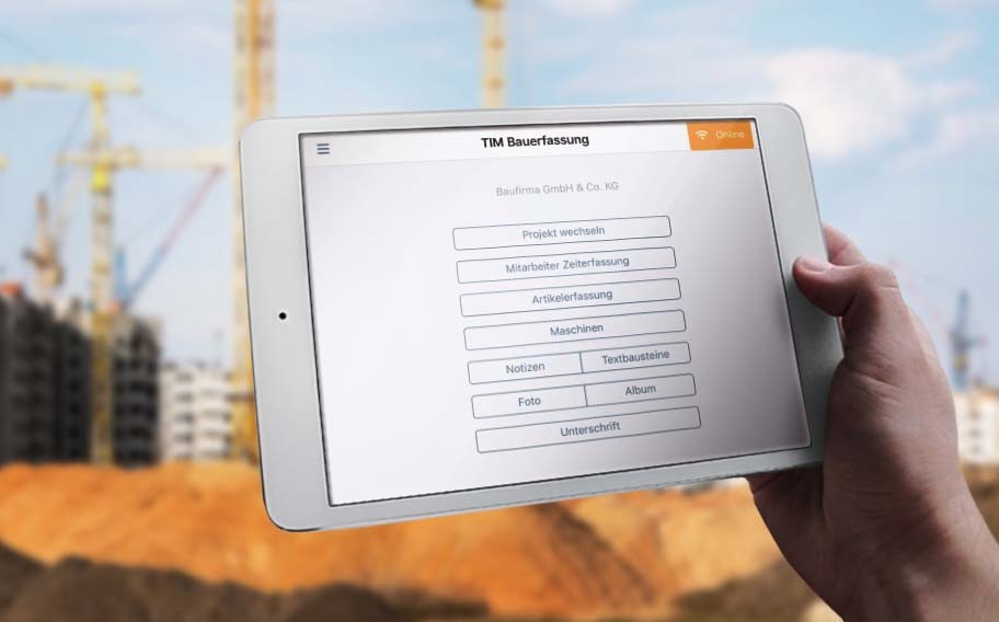Baustellen-Digitalisierung leicht gemacht