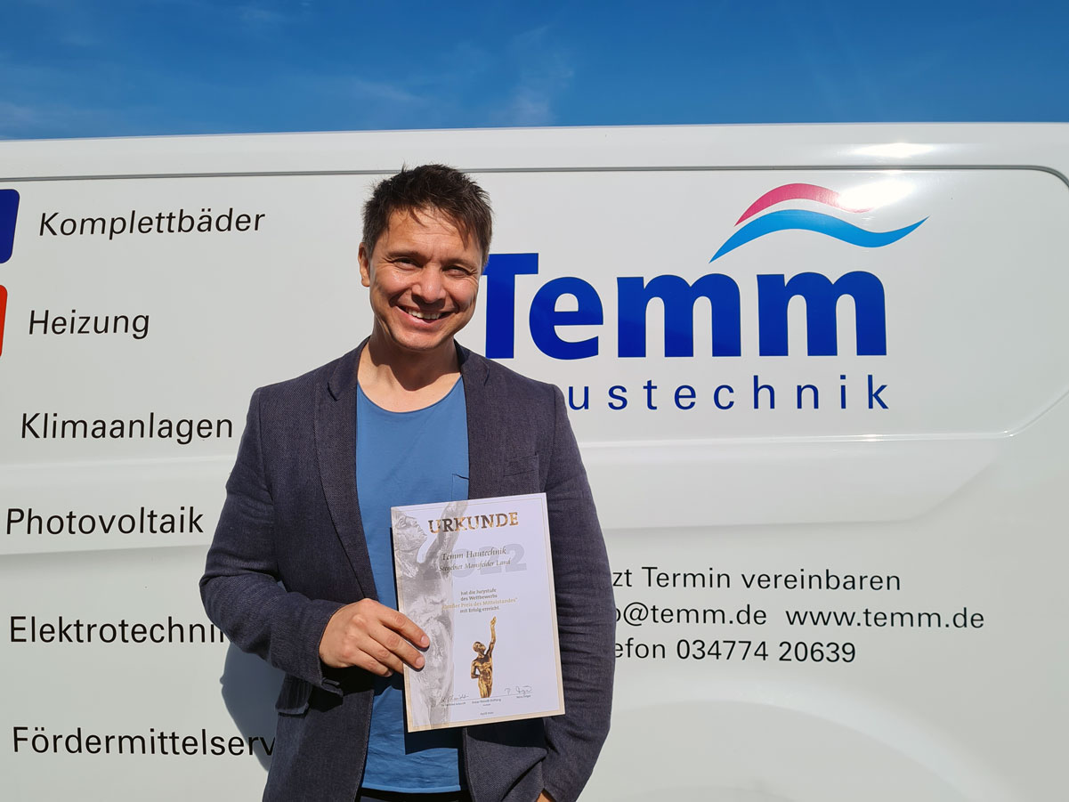 Temm Haustechnik erreicht Finalrunde beim Großen Preis des Mittelstandes