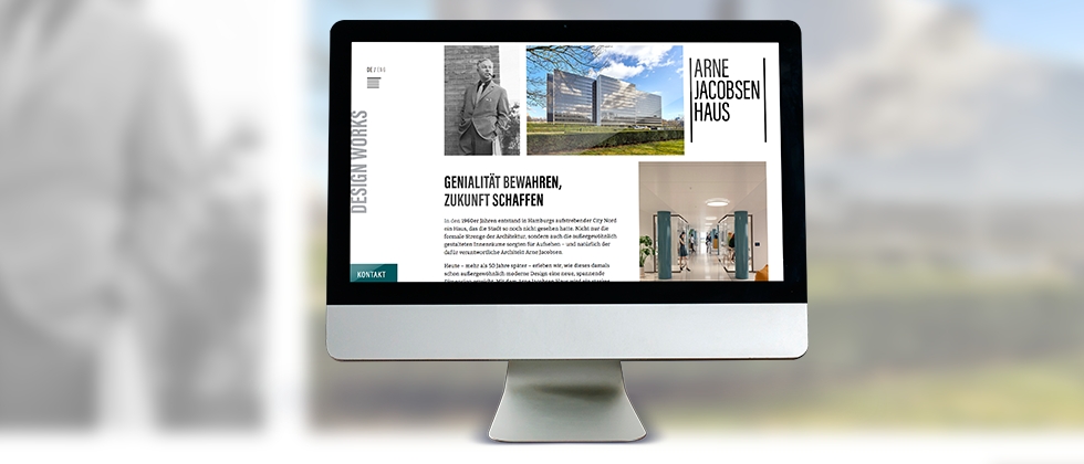 Neue Website für das Arne Jacobsen Haus