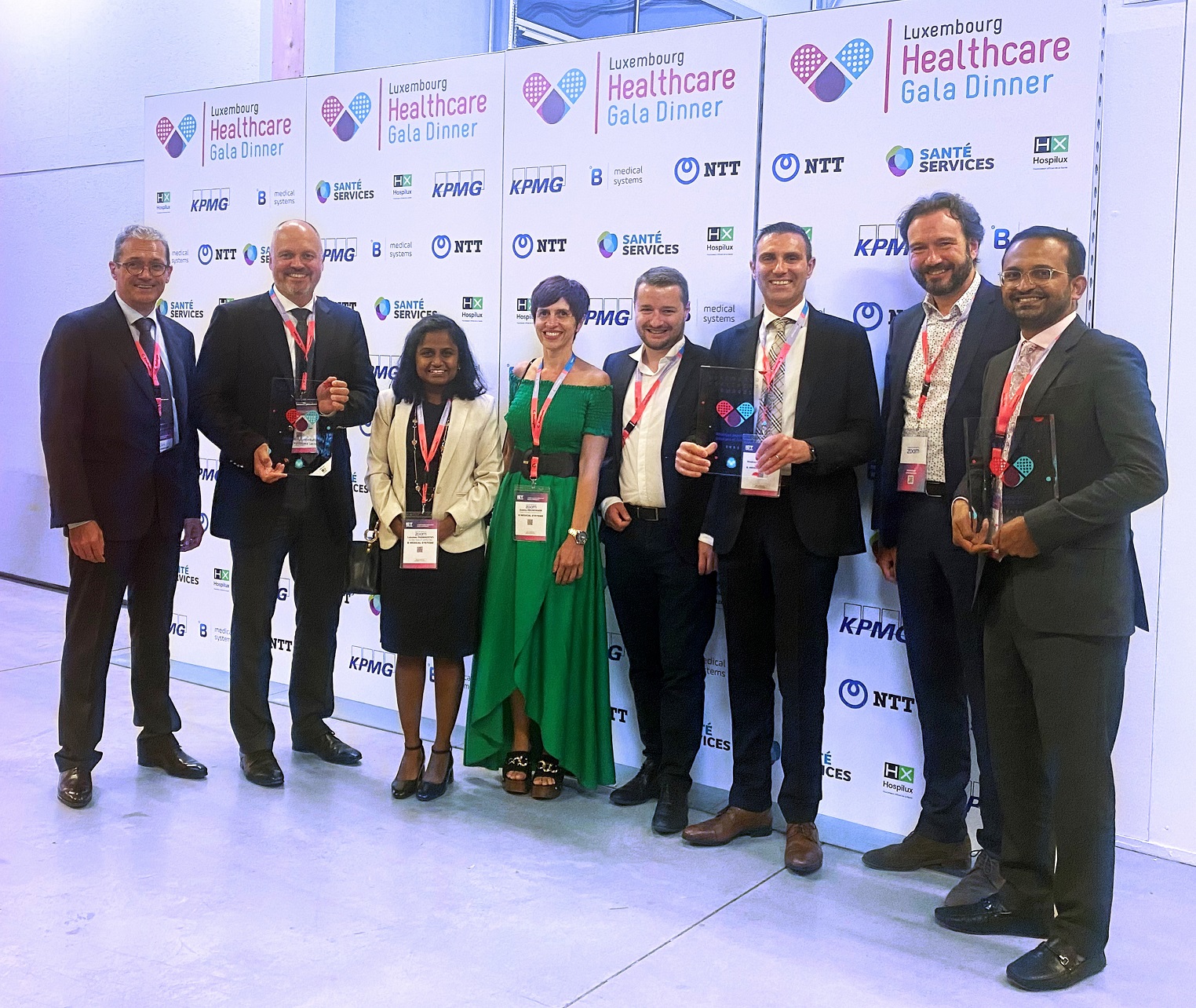 B Medical Systems mit 3 Preisen bei den Luxembourg Healthcare Awards ausgezeichnet