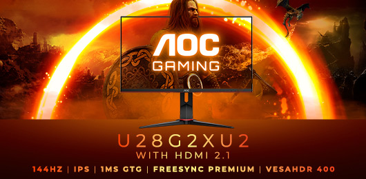 HDMI 2.1: AOC GAMING U28G2XU2