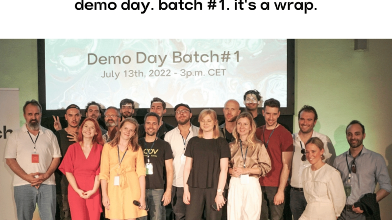 CultTech Demo Day was a huge success!