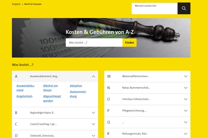 Gelbe Seiten liefert Antworten auf wichtige Fragen des Alltags