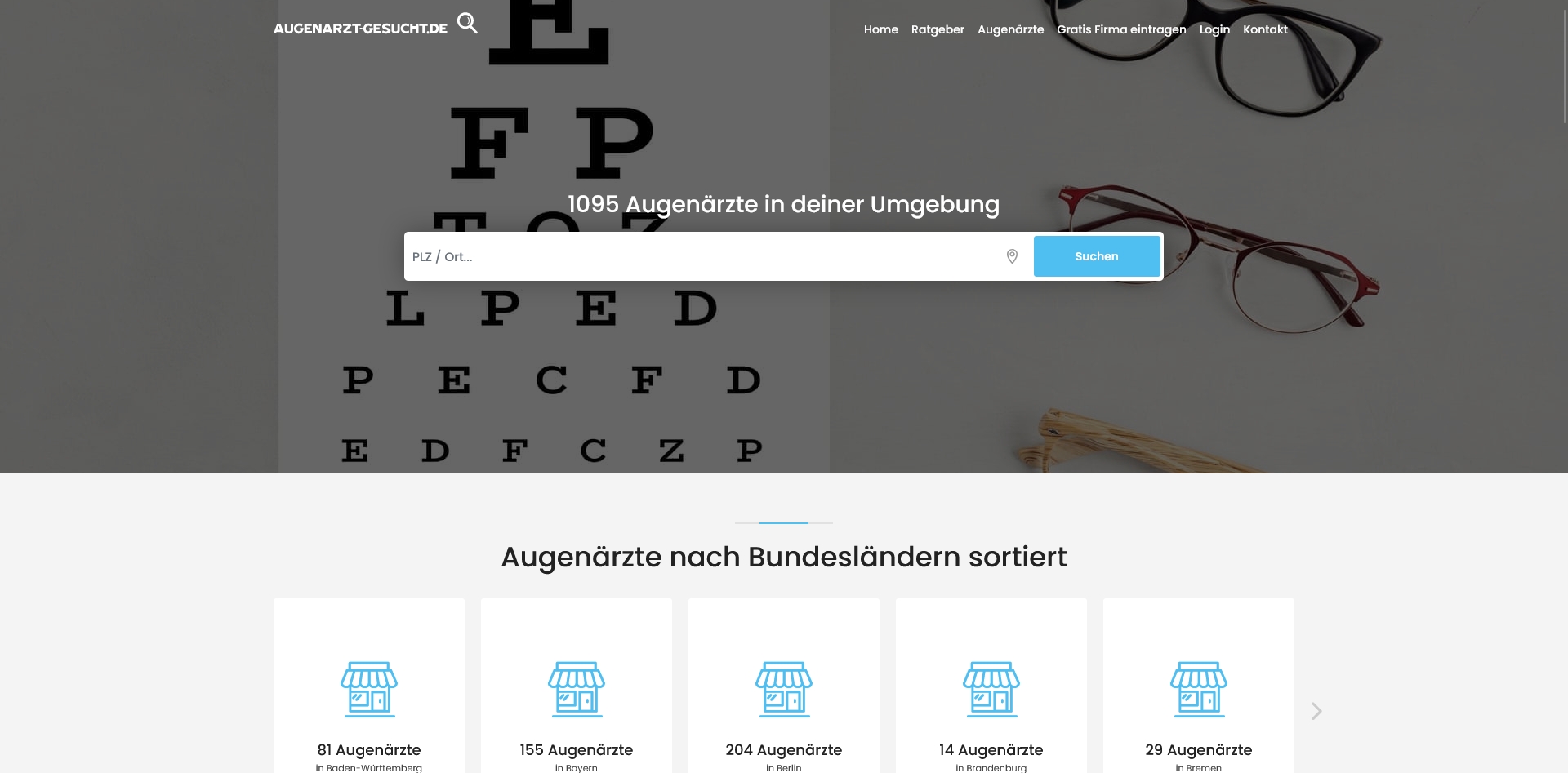 Augenarzt-Gesucht.de – Das Onlineportal, das einem im wahrsten Sinn einen guten Durchblick verschafft