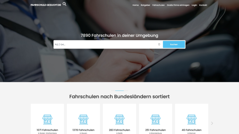 Fahrschule finden einfach gemacht – Onlineportal fahrschule-gesucht bietet Möglichkeit dazu