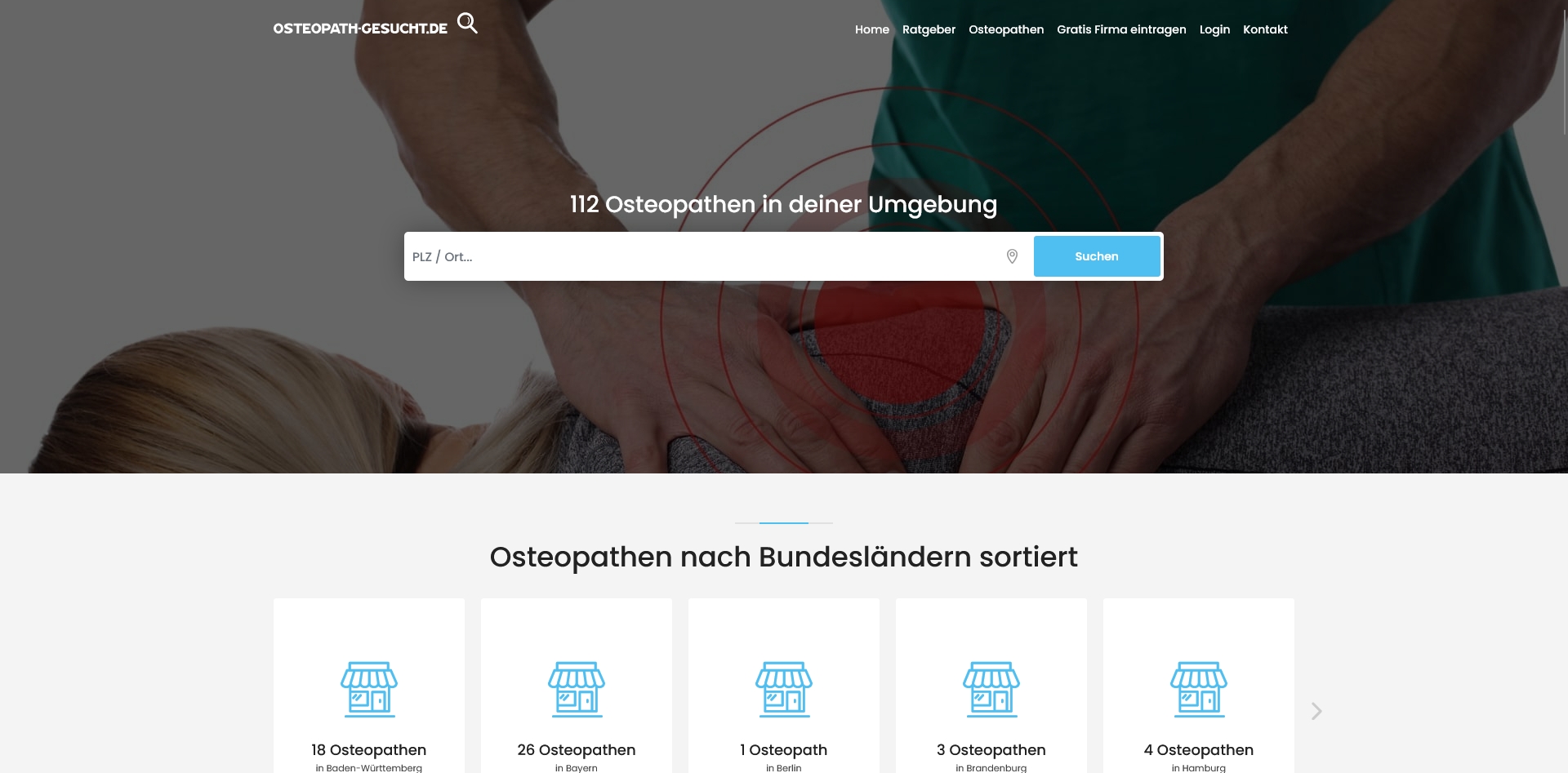 Osteopath-Gesucht.de – Dieses Onlineportal erleichtert die Suche