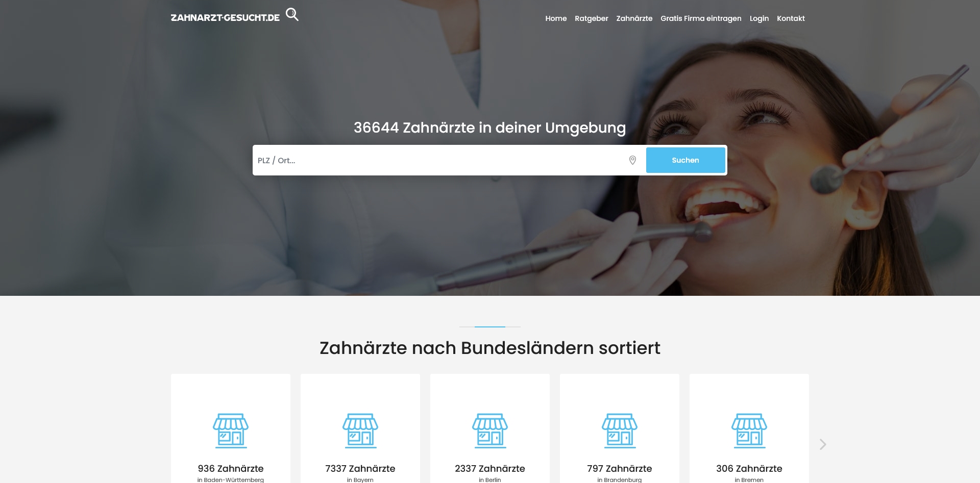 Zahnarzt-Gesucht.de – Das Onlineportal bietet eine erfolgreiche Suche