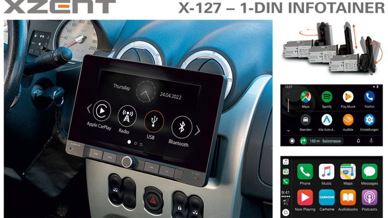 Multimedia-Allrounder – XZENTs 1-DIN Infotainer X-127