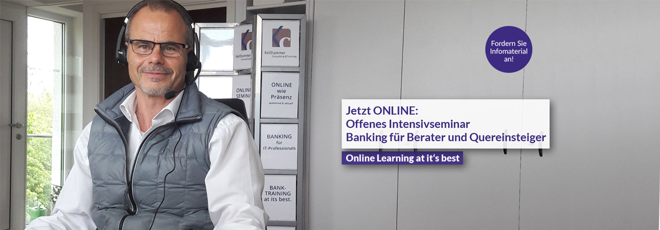 ONLINE-Seminar Banking für Berater und Quereinsteiger