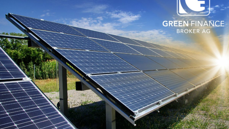 Green Finance Broker AG: Die Sonne ist der sinnvollste Energieträger