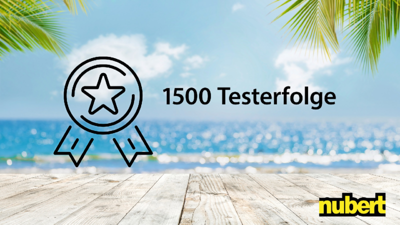 Nubert sagt für 1500 Tests Danke – 1500 Stunden ohne Versandkosten!