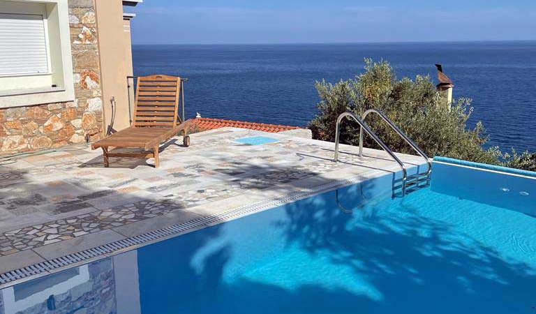 Urlaub auf Samos in Ferien-Villa mit Infinity-Pool