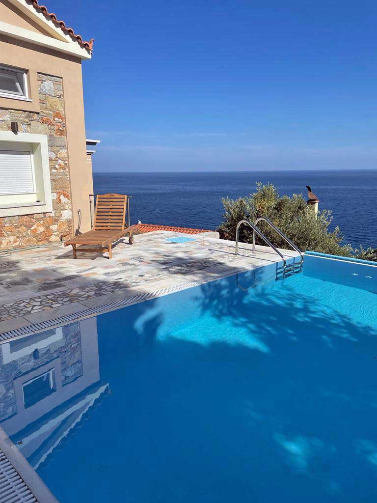 Urlaub auf Samos in Ferien-Villa mit Infinity-Pool