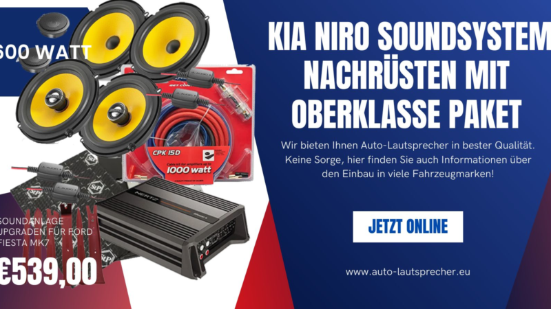 Kia Niro Soundsystem nachrüsten mit Oberklasse Paket