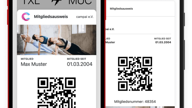 campai – Digitaler Mitgliedsausweis ohne App aufs Handy