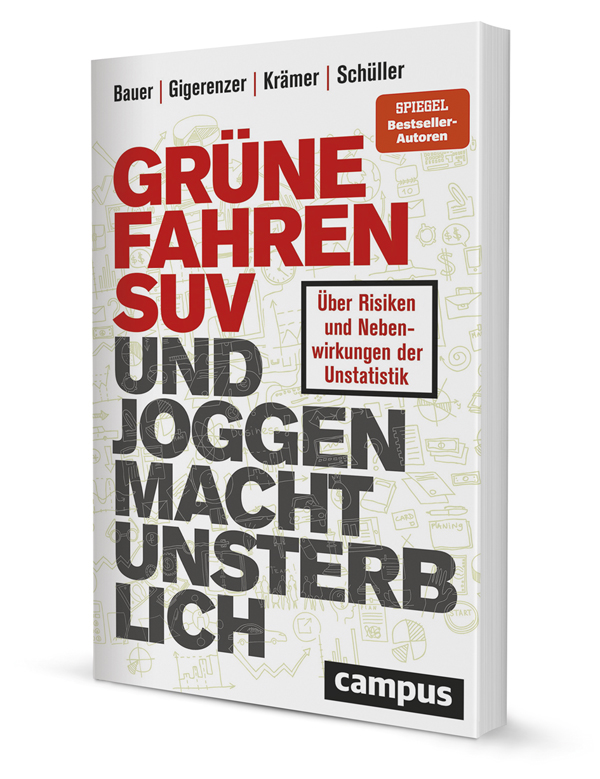 Grüne fahren SUV und Joggen macht unsterblich – Über Risiken und Nebenwirkungen der Unstatistik