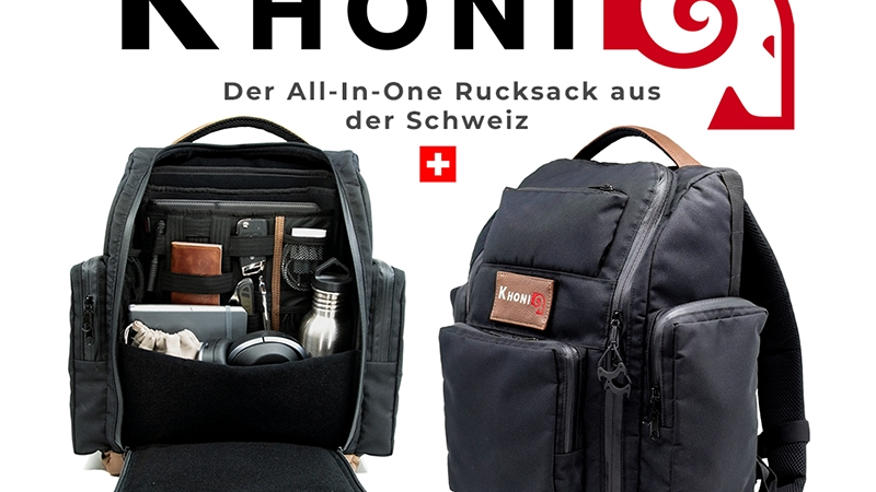KHONI: All-in-One-Modul-Rucksack jetzt auf Kickstarter