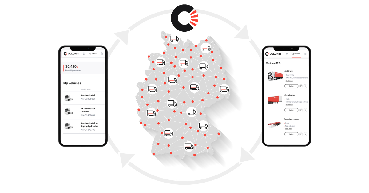 Colonia launcht erste Sharing-Plattform für Nutzfahrzeuge