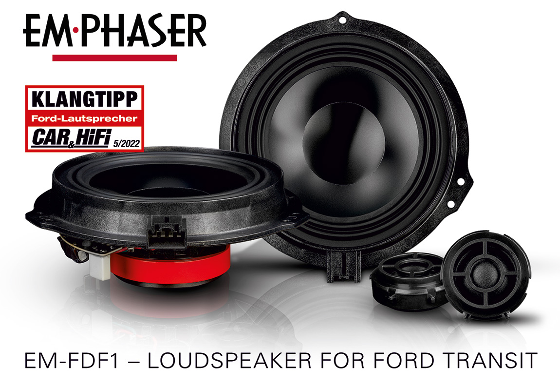 Great Sound in Ford Transit: EMPHASER EM-FDF1 Speaker