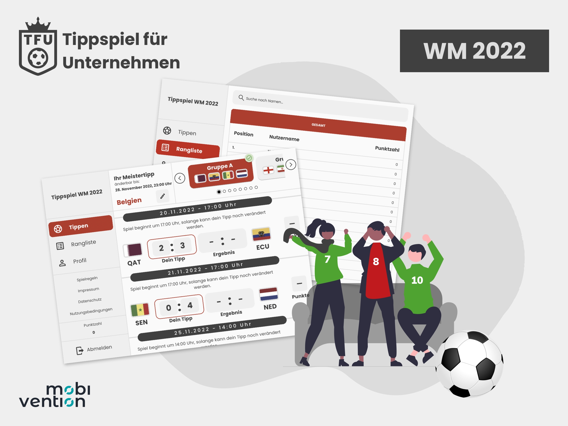 WM Tippspiel 2022 für Agenturen & Unternehmen