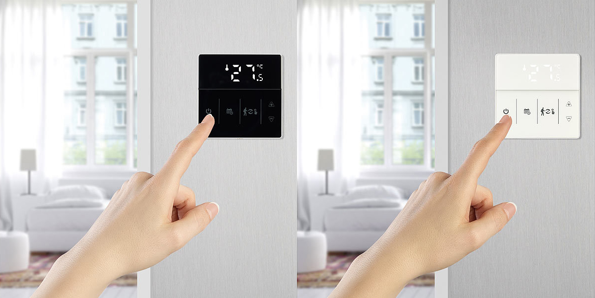 revolt WLAN-Fußbodenheizung-Thermostat mit App & Sprachsteuerung, weiß oder schwarz