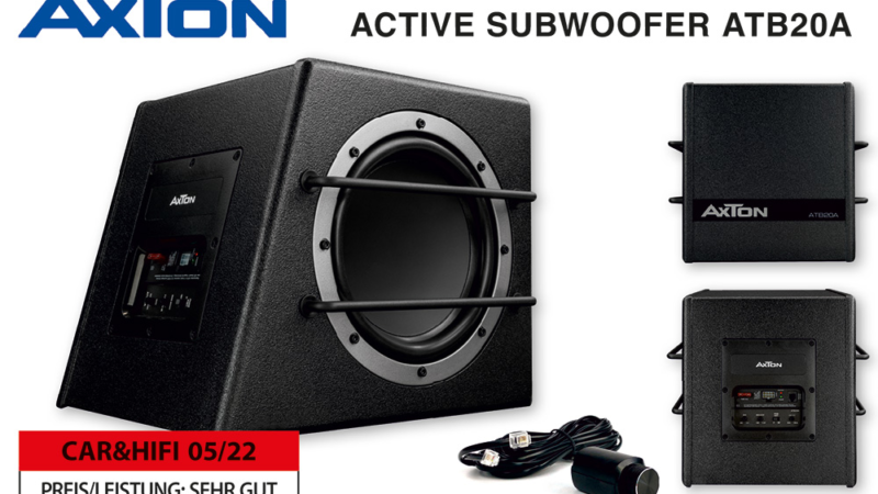 Precise and Punchy – AXTON’s Active Subwoofer ATB20A