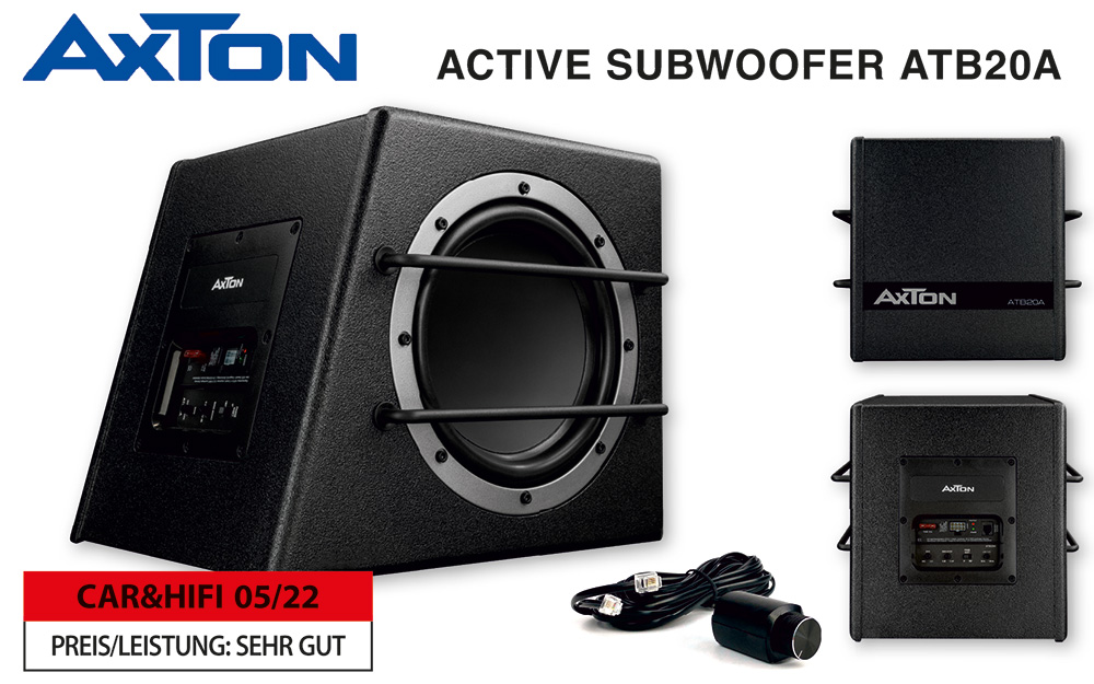 Precise and Punchy – AXTON’s Active Subwoofer ATB20A