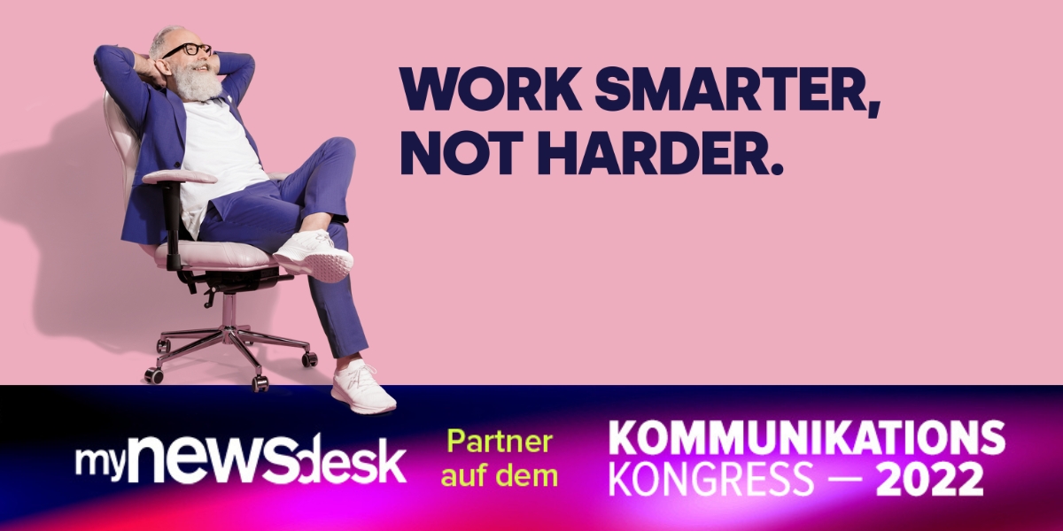 Work smarter, not harder: Mynewsdesk stellt seine All-in-One-Lösung für digitale Unternehmens-PR auf dem diesjährigen Kommunikationskongress vor