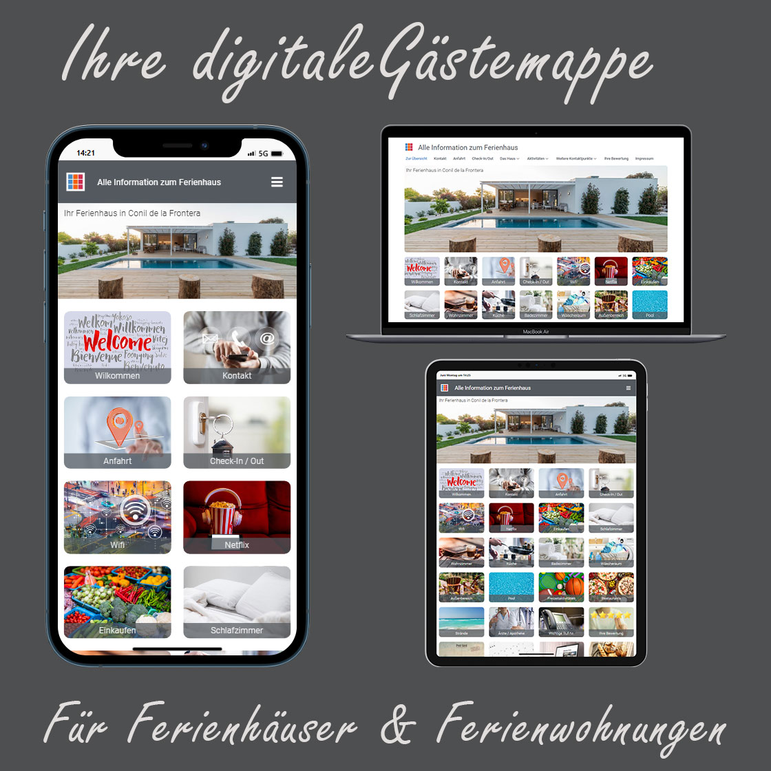 Digitale Gästemappe für Ferienwohnungen & Ferienhäuser