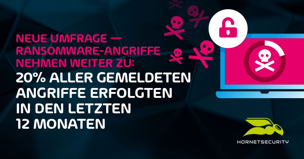 Ransomware-Angriffe nehmen weiter zu: 20% aller gemeldeten Angriffe erfolgten in den letzten 12 Monaten