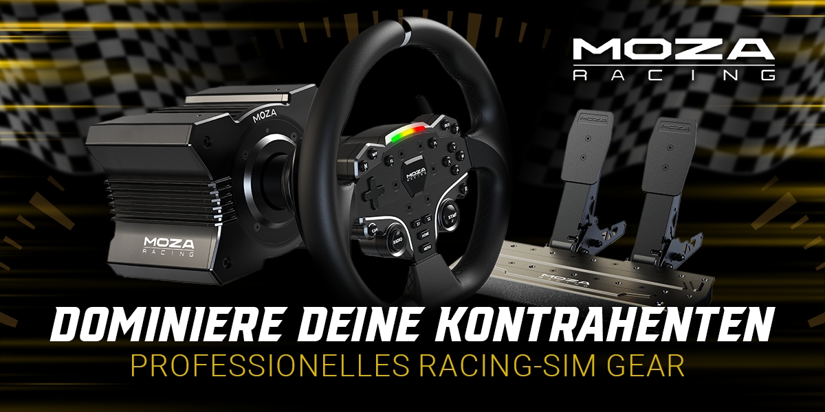 MOZA Racing – Professionelles Sim Racing bei Caseking