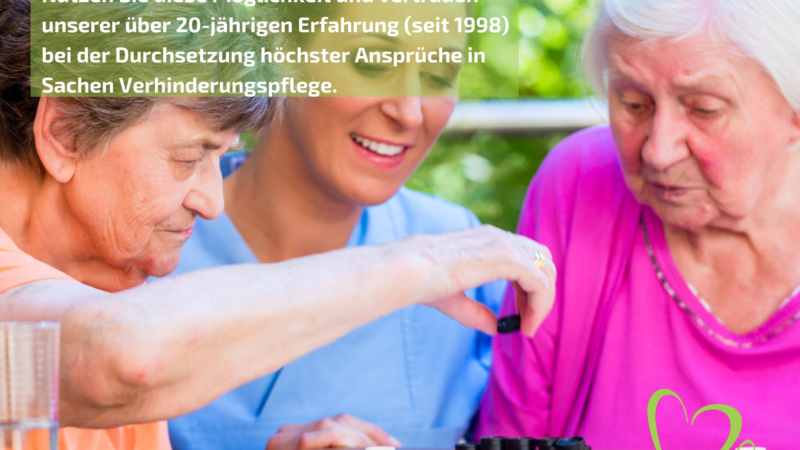 Verhinderungspflege – Die vergessene Leistung der Pflege