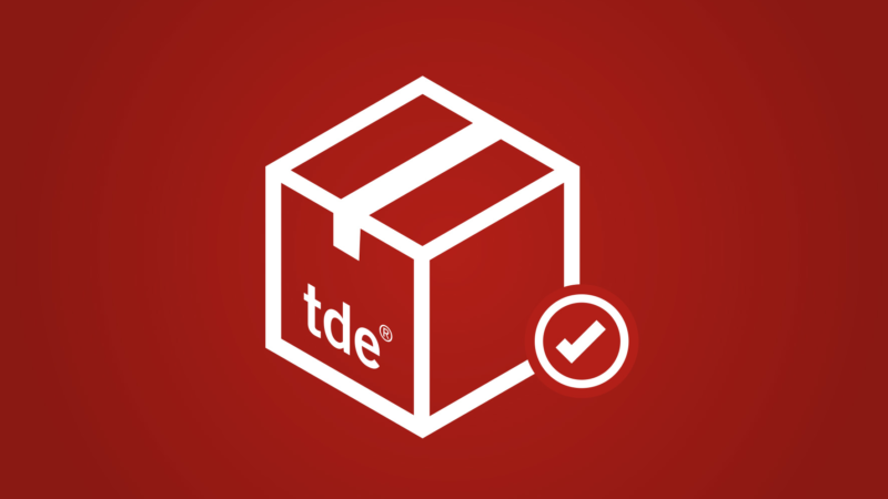 No material shortages and delivery problems: tde is delivering