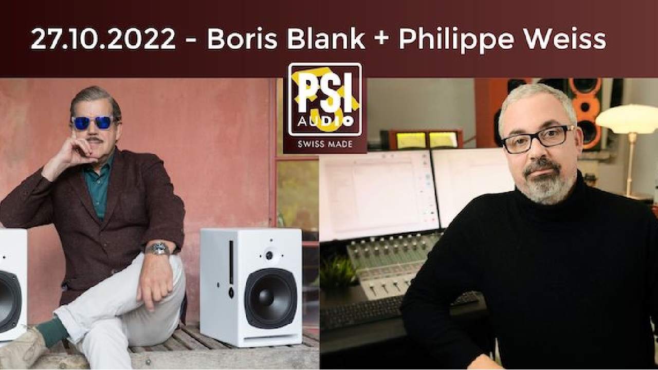 PSI Audio feiert 45-jähriges Jubiläum mit Boris Blank und Philippe Weiss