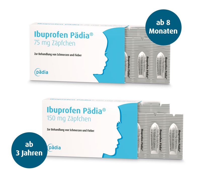 Jetzt neu verfügbar: Ibuprofen Pädia® Zäpfchen für Kinder