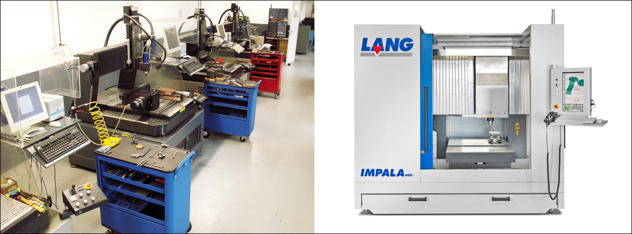 Moderner und aufrüstbarer Evergreen: Fräsmaschinen-Serie Impala von LANG geht mit der Zeit