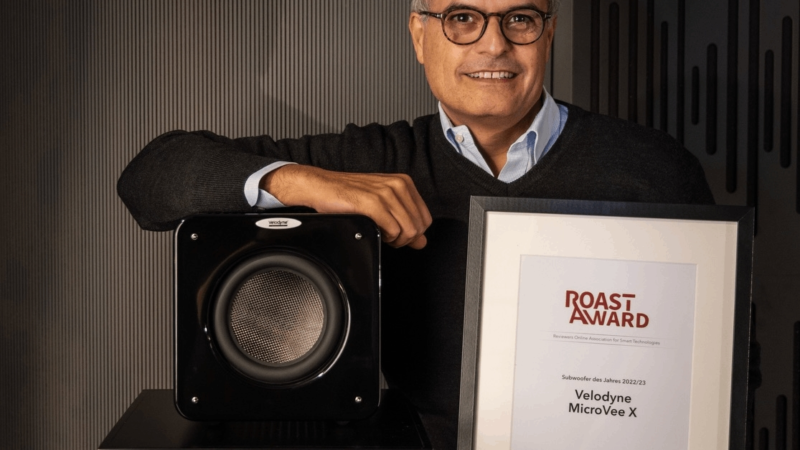 Velodyne Acoustics MicroVee X gewinnt ROAST Award: ausgezeichnete Tieftonpräzision im Kompaktformat