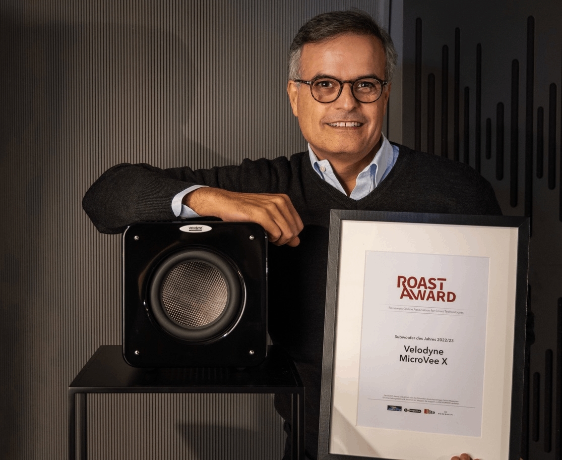 Velodyne Acoustics MicroVee X gewinnt ROAST Award: ausgezeichnete Tieftonpräzision im Kompaktformat