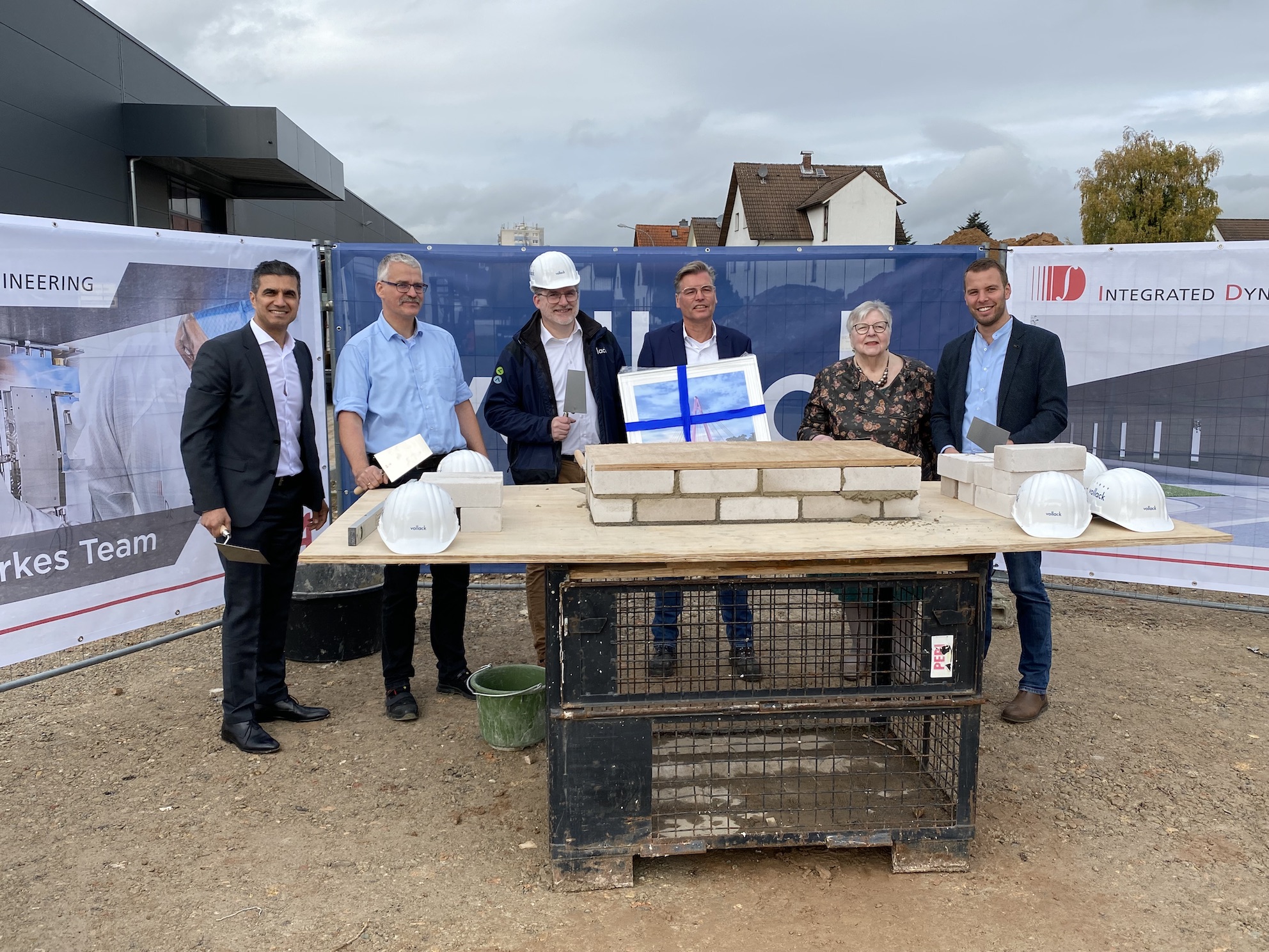 IDE legt Grundstein für nachhaltige Produktionshalle