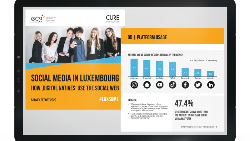 First survey on social media use by digital natives in Luxembourg – the results