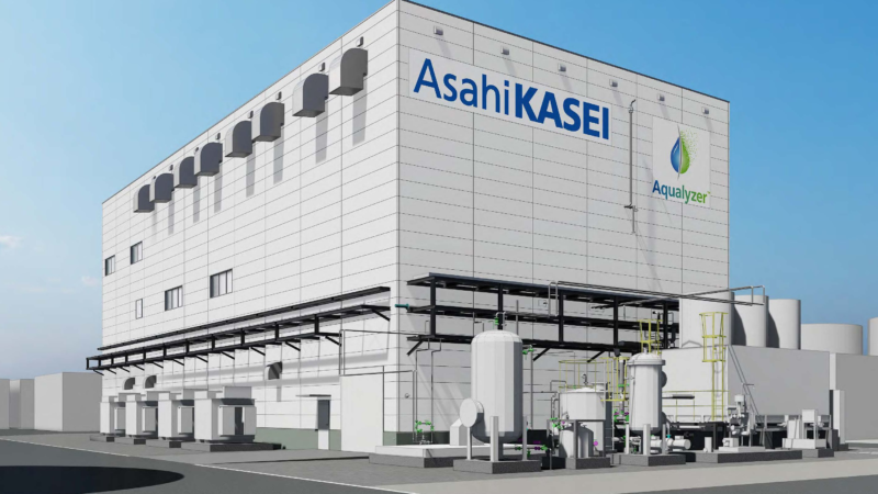 Asahi Kasei errichtet Pilotversuchsanlage für alkalische Wasserelektrolyse