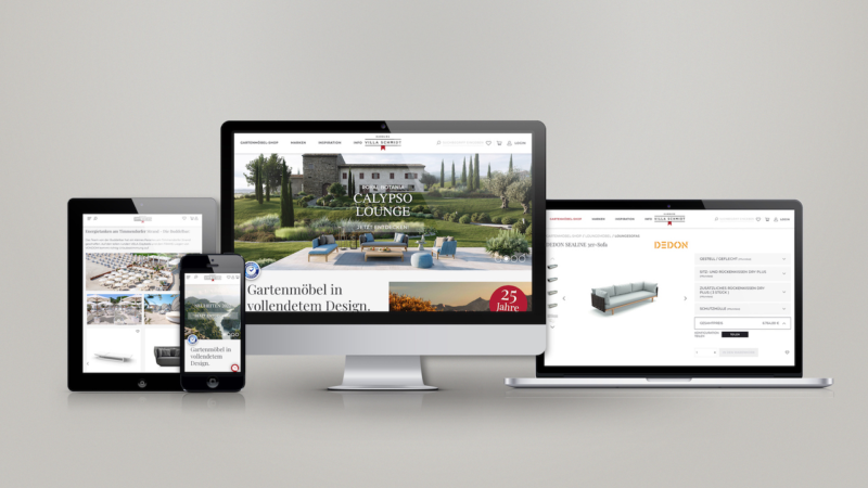 Relaunch: Interlutions macht Villa Schmidt zum Online-Outdoortraum