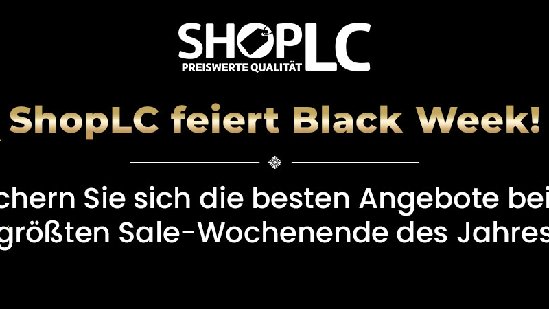 ShopLC feiert Black Week