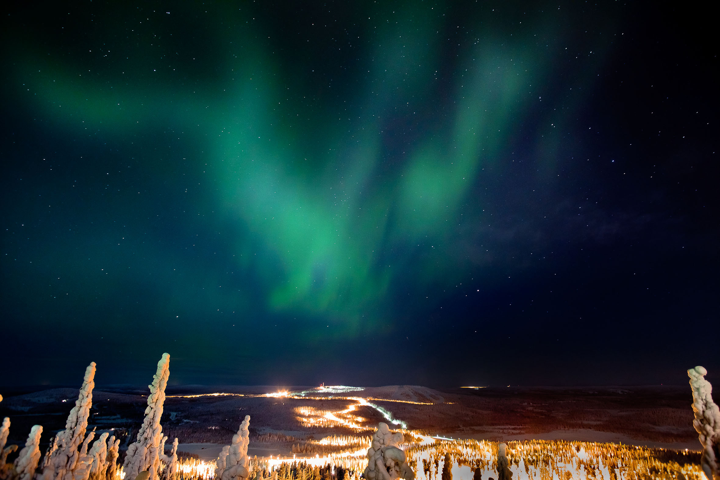 Polarlicht-Staunen statt Schäffchenzählen