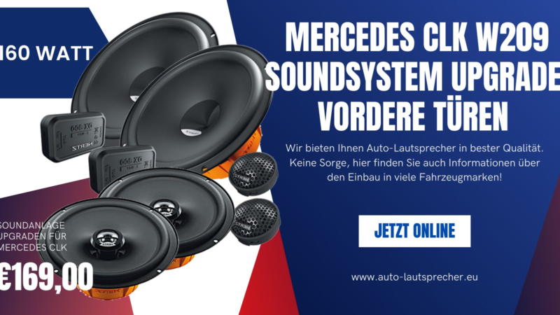 Mercedes CLK W209 Soundsystem Upgrade vordere Türen