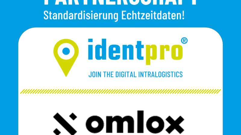 IdentPro: Neue Partnerschaft mit omlox!