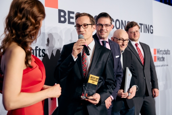 PTA mit dem 1. Platz beim Best of Consulting Award der WirtschaftsWoche ausgezeichnet