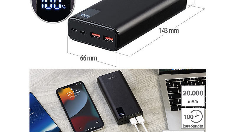 revolt USB-Powerbank PB-520.v2