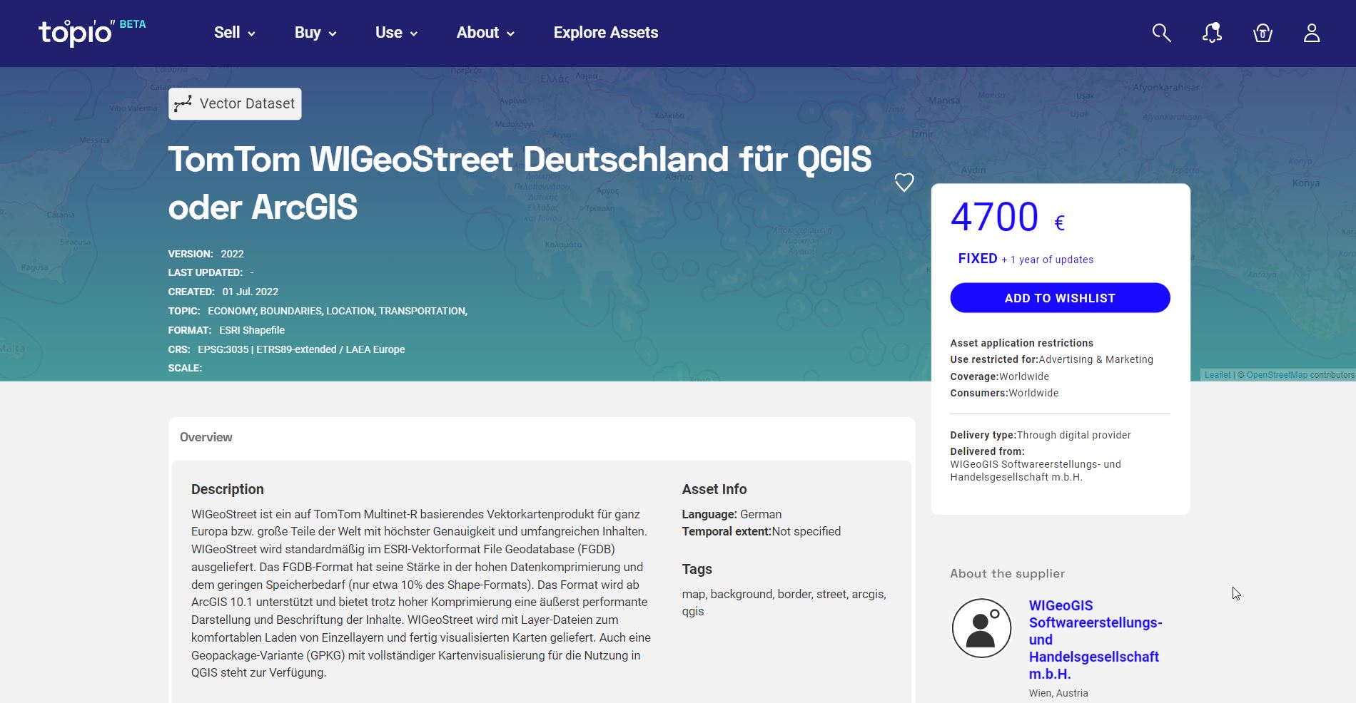 One-Stop-Shop ermöglicht den Online-Handel mit Geodaten