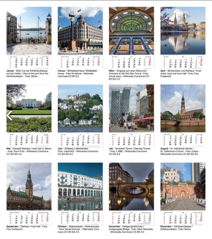 70 Jahre legendärer Bildkalender „Hamburg-Rund um die Alster“